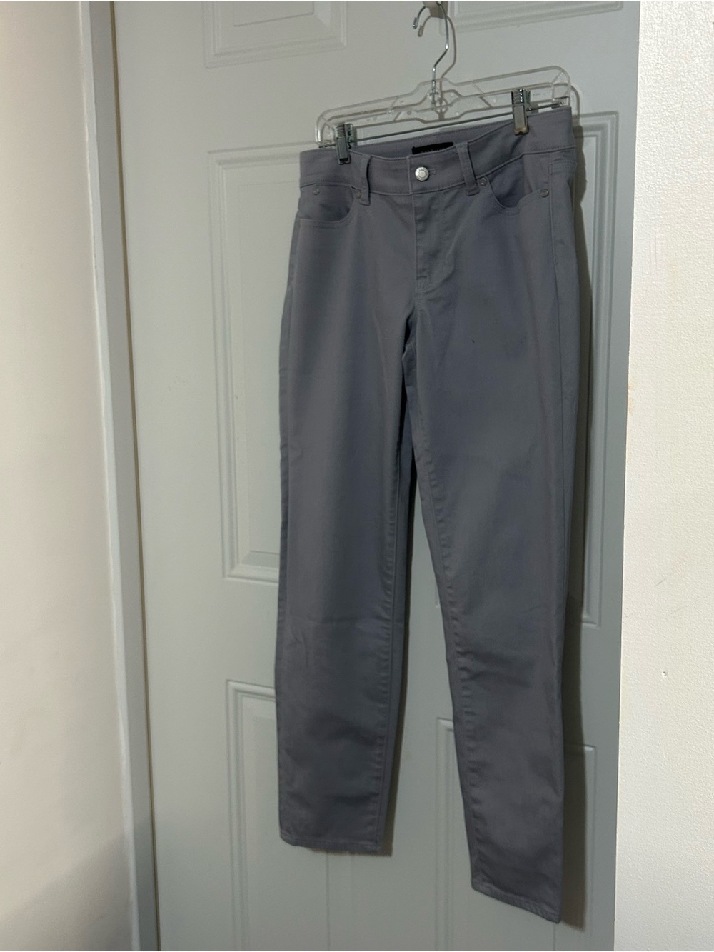 Talbots Gray Straight-Leg Jeans